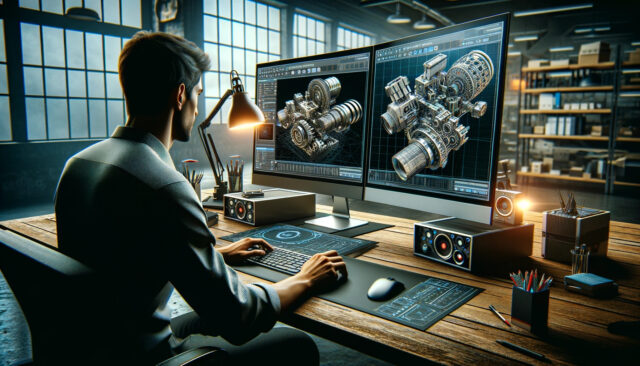 3D CAD Modelling Illustration