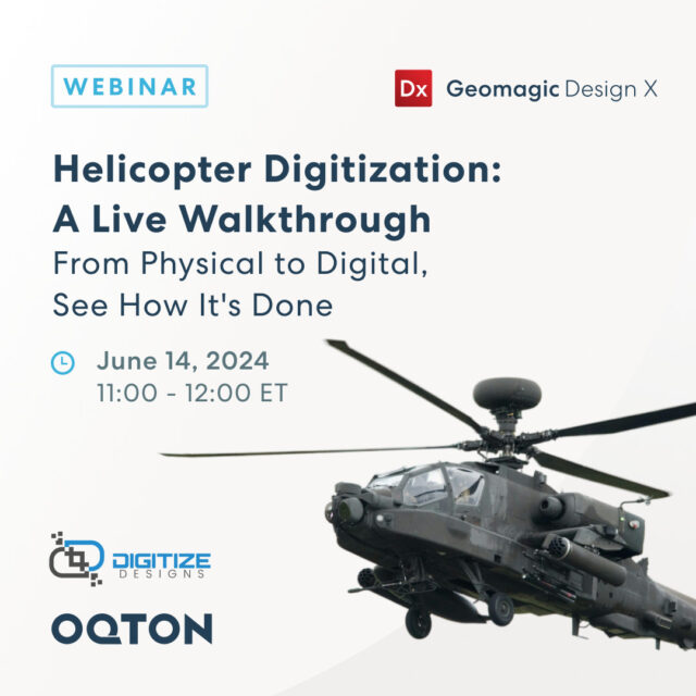 Digitize Designs 3D Scanning Webinar featuring Oqton and Scantech